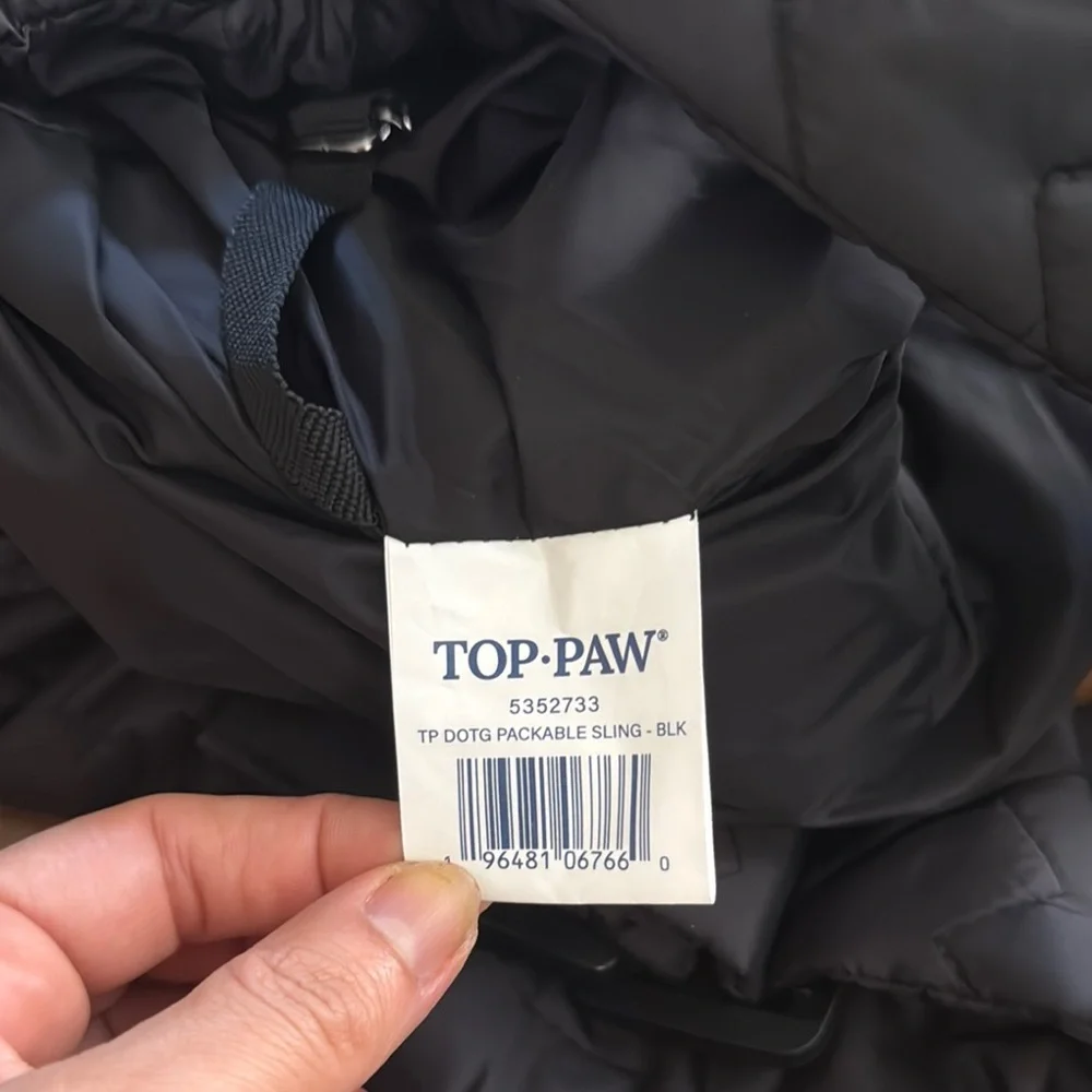Top Paw Black Small Pet Carrier
